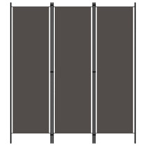 Sobna pregrada s 3 panela antracit 150 x 180 cm Sobna pregrada s 3 panela antracit 150 x 180 cm