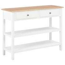 280029 Sideboard White 110x35x80 cm MDF