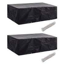 Navlake za vrtni namještaj za 8 osoba 2 kom 10 ušica 300x140 cm Navlake za vrtni namještaj za 8 osoba 2 kom 10 ušica 300x140 cm