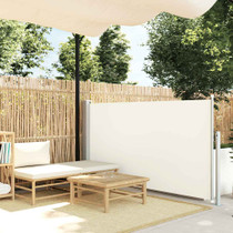 Uvlačiva bočna tenda za terasu 100 x 500 cm krem