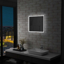 vidaXL Kupaonsko LED zidno ogledalo 60 x 50 cm vidaXL Kupaonsko LED zidno ogledalo 60 x 50 cm