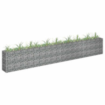 Gabionska sadilica od pocinčanog čelika 360 x 30 x 60 cm Gabionska sadilica od pocinčanog čelika 360 x 30 x 60 cm
