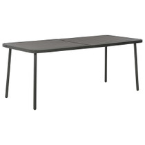 Vrtni stol tamnosivi 180 x 83 x 72 cm čelični
