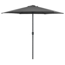 Vrtni suncobran s aluminijskom šipkom 270 x 246 cm antracit Vrtni suncobran s aluminijskom šipkom 270 x 246 cm antracit