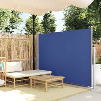 Uvlačiva bočna tenda za terasu 170 x 300 cm plava