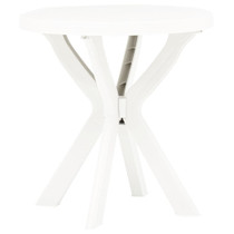 Bistro stol bijeli Ø 70 cm plastični Bistro stol bijeli Ø 70 cm plastični