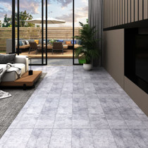 Podne obloge od PVC-a 5,26 m² 2 mm cementno sive
