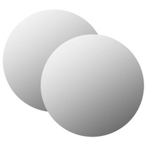 Zidna ogledala 2 kom 70 cm okrugla staklena