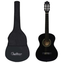 Klasična gitara za početnike i djecu s torbom crna 1/2 34 " Klasična gitara za početnike i djecu s torbom crna 1/2 34 "