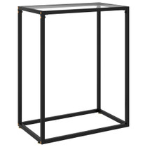 Konzolni stol prozirni 60 x 35 x 75 cm od kaljenog stakla Konzolni stol prozirni 60 x 35 x 75 cm od kaljenog stakla