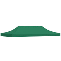 Krov za šator za zabave 6 x 3 m zeleni 270 g/m²