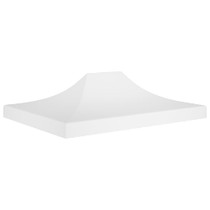 Krov za šator za zabave 4,5 x 3 m bijeli 270 g/m²