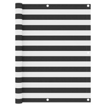 Balkonski zastor antracit i bijeli 120x500 cm od tkanine Oxford