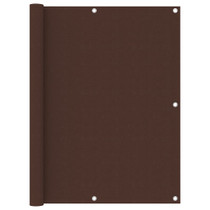 Balkonski zastor smeđi 120 x 300 cm od tkanine Oxford