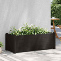 Povišena vrtna gredica PP antracit 100 x 43 x 35 cm