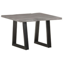 Stolić za kavu sa živim rubovima 60x60x40 cm od bagremovog drva Stolić za kavu sa živim rubovima 60x60x40 cm od bagremovog drva