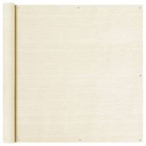 Balkonski zastor krem 120 x 500 cm HDPE