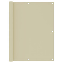 Balkonski zastor krem 120 x 400 cm od tkanine Oxford