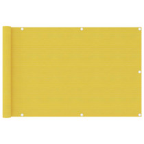 Balkonski zastor žuti 90 x 400 cm HDPE