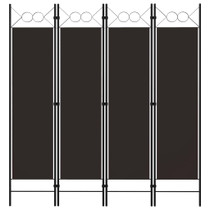 Sobna pregrada s 4 panela smeđa 160 x 180 cm Sobna pregrada s 4 panela smeđa 160 x 180 cm