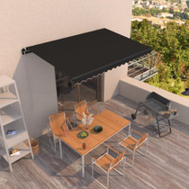 Tenda na ručno uvlačenje 400 x 350 cm antracit