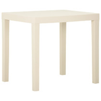 Vrtni stol bijeli 79 x 65 x 72 cm plastični