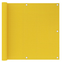 Balkonski zastor žuti 90 x 300 cm HDPE