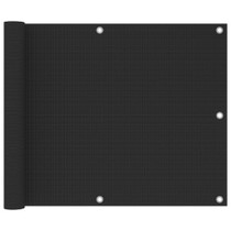 Balkonski zastor antracit 75 x 300 cm HDPE