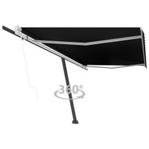 Samostojeća automatska tenda 500 x 300 cm antracit