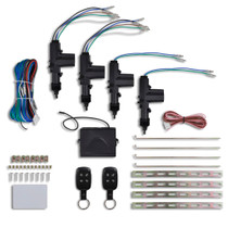 Set centralne brave za automobil s 2 daljinska ključa i 4 motora 12 V
