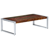 Stolić za kavu 120 x 60 x 35 cm od masivnog obnovljenog drva Stolić za kavu 120 x 60 x 35 cm od masivnog obnovljenog drva