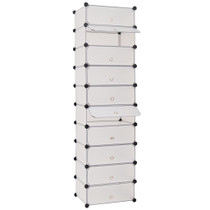 Organizator za Obuću s 10 Odjeljaka Bijeli