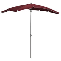 Vrtni suncobran sa šipkom 200 x 130 cm bordo Vrtni suncobran sa šipkom 200 x 130 cm bordo