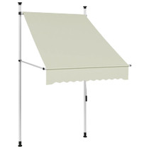 Tenda na ručno uvlačenje 100 cm krem
