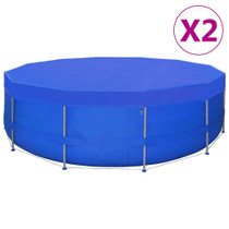 Navlake za bazen 2 kom PE okrugle 540 cm 90 g/m² Navlake za bazen 2 kom PE okrugle 540 cm 90 g/m²