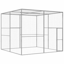 Kavez za mačke 3 x 3 x 2,5 m od pocinčanog čelika Kavez za mačke 3 x 3 x 2,5 m od pocinčanog čelika