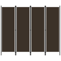 Sobna pregrada s 4 panela smeđa 200 x 180 cm Sobna pregrada s 4 panela smeđa 200 x 180 cm