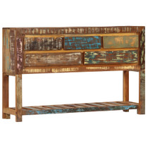 Komoda od masivnog obnovljenog drva 120 x 30 x 75 cm 247478 Komoda od masivnog obnovljenog drva 120 x 30 x 75 cm 247478