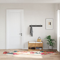 Perivi tepih s patchworkom 80 x 300 cm raznobojni protuklizni