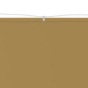 Okomita tenda bež 140 x 1200 cm od tkanine Oxford 148268
