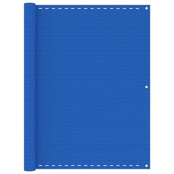 Balkonski zastor plavi 120 x 500 cm HDPE 310990