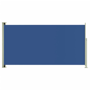 Uvlačiva bočna tenda za terasu 160 x 300 cm plava 317882