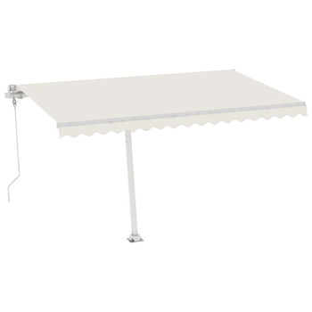 Samostojeća automatska tenda 400 x 300 cm krem 3069547