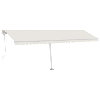 Samostojeća automatska tenda 600 x 300 cm krem 3069607