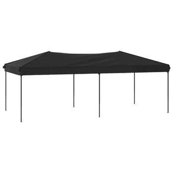 Sklopivi šator za zabave 3 x 6 m crni 93539