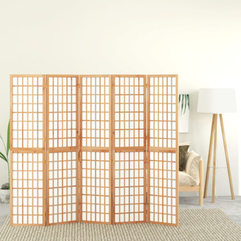 Sklopiva sobna pregrada 5 panela japanski stil 200x170 cm 352085
