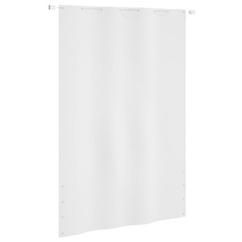 Balkonski zastor bijeli 160 x 240 cm od tkanine Oxford 148497