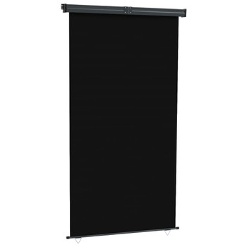 Balkonska bočna tenda 170 x 250 cm crna 317862