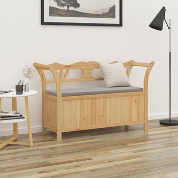 Klupa 107 x 45 x 75,5 cm od masivne jelovine 351777