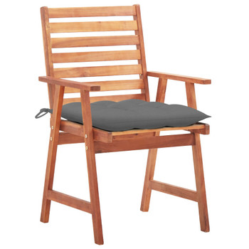 Vrtne blagovaonske stolice s jastucima 3 kom od bagremovog drva 3064363